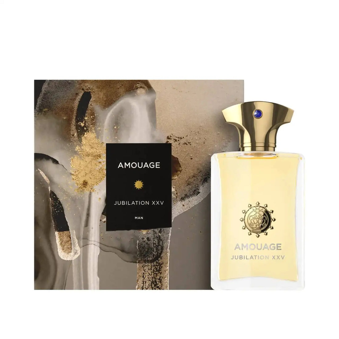 בקבוק בושם Jubilation XXV Man Amouage – צילום חזית
