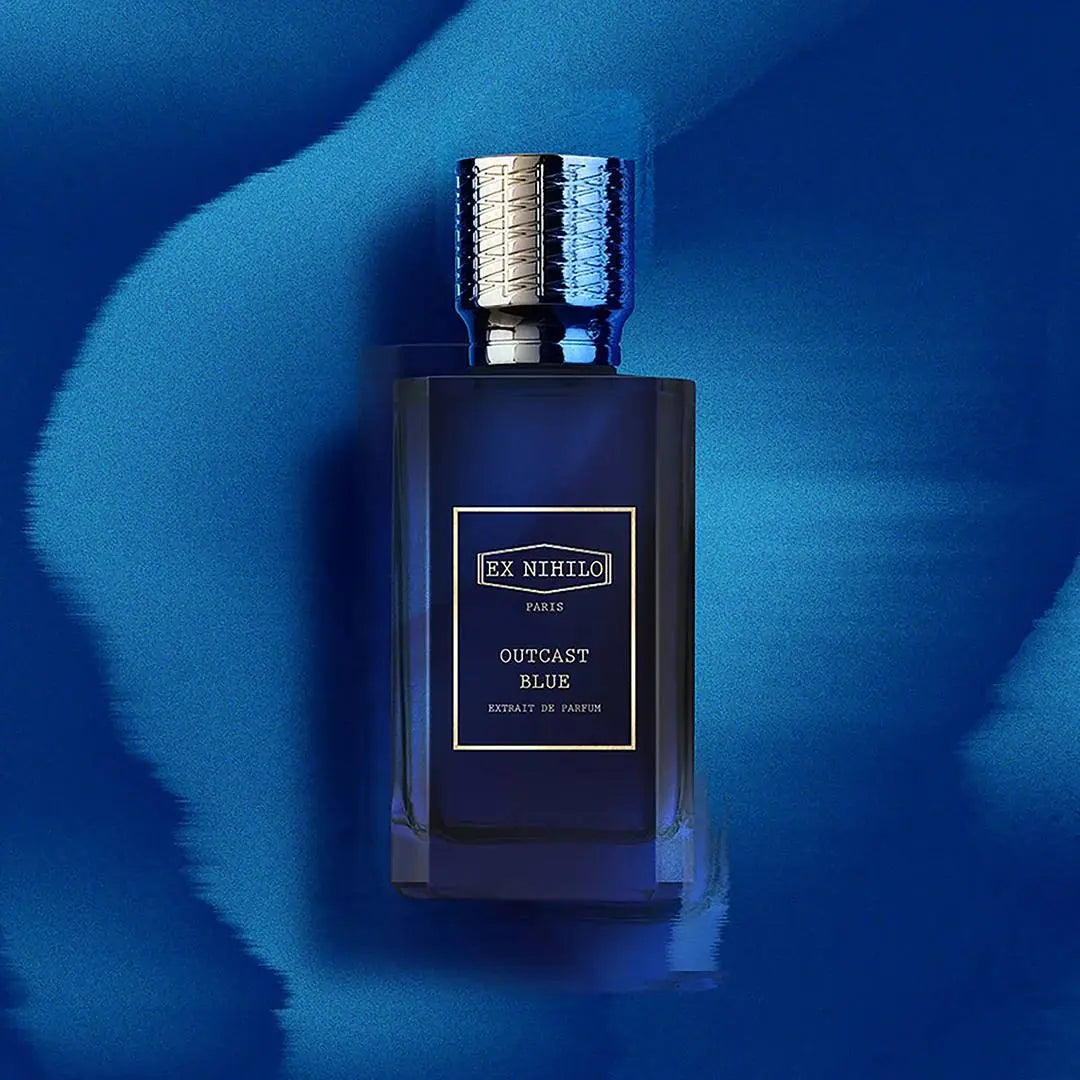 בקבוק בושם Outcast Blue Extrait de Parfum Ex Nihilo – צילום חזית